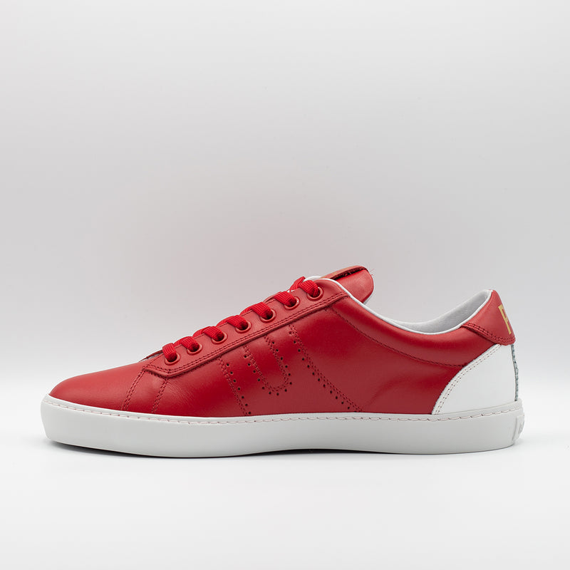 Open Low Leather Sneakers