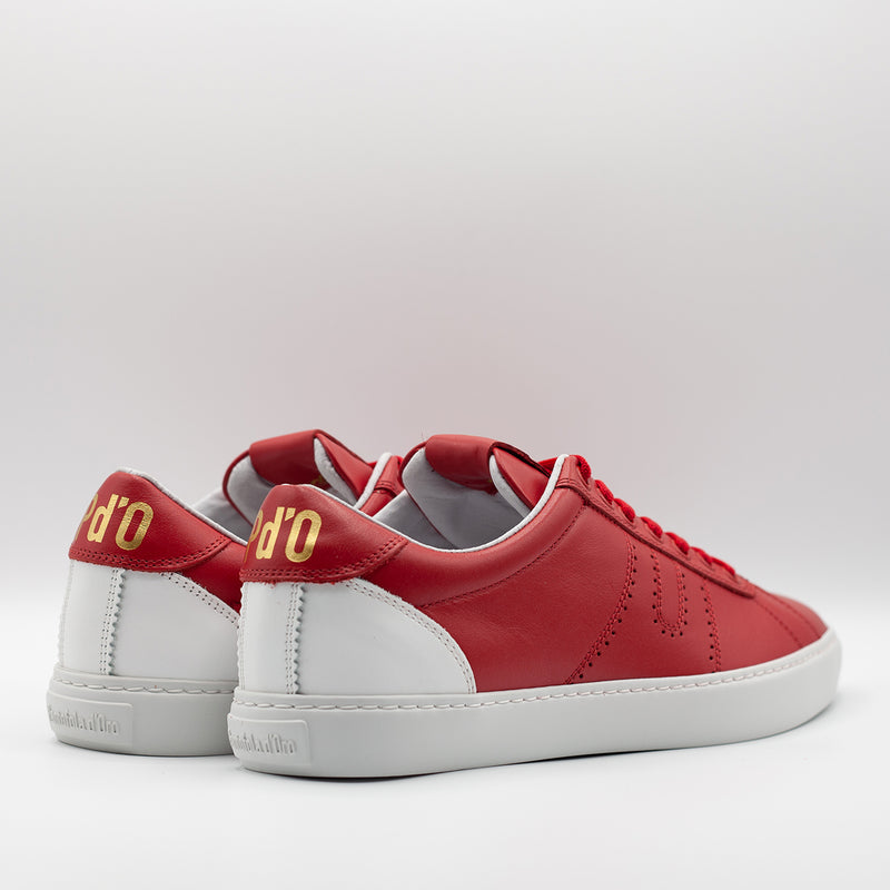 Open Low Leather Sneakers