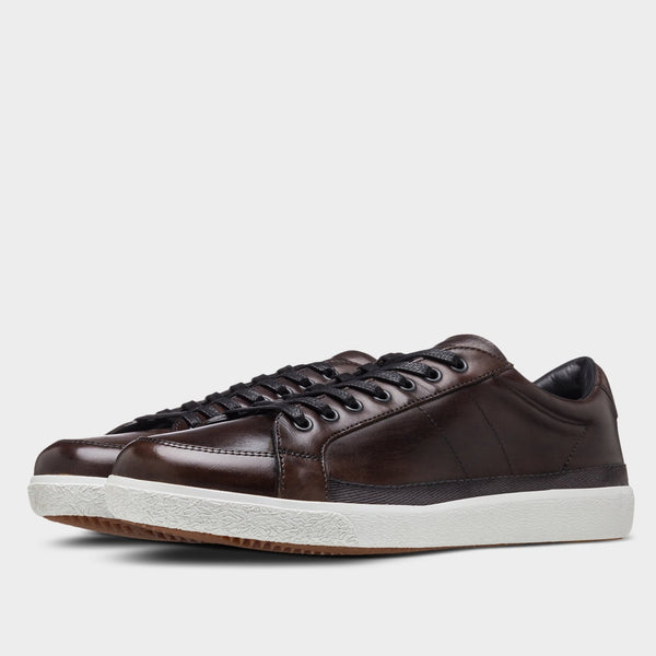 Top Spin Low Leather Sneakers
