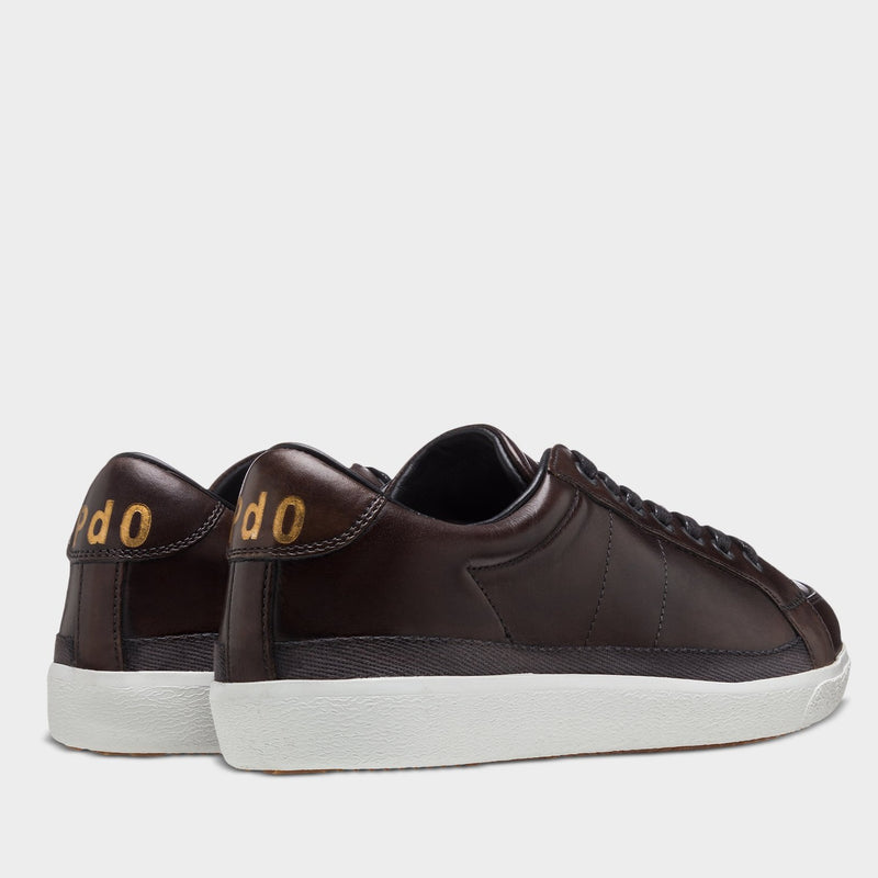 Top Spin Low Leather Sneakers